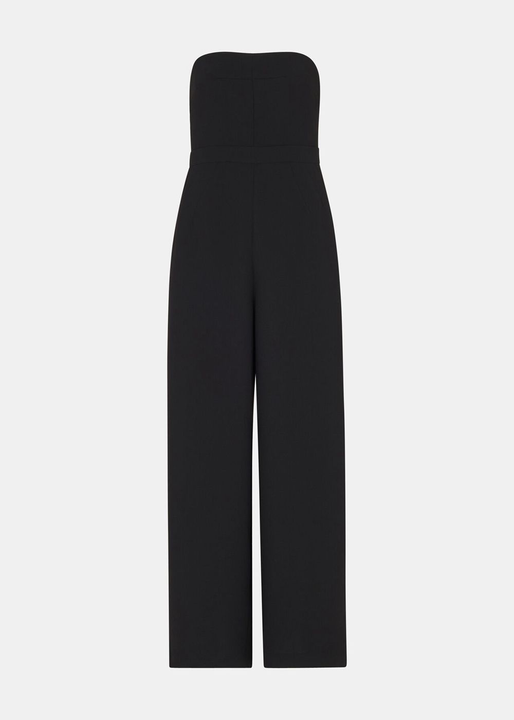 Whistles Brianna Bandeau Jumpsuit Black | US-64708LHGI