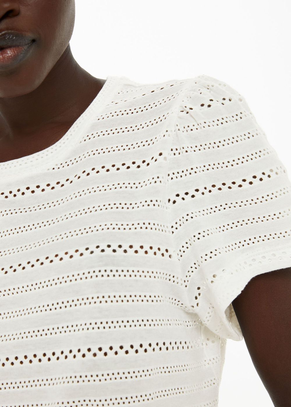 Whistles Broderie Top White | US-69538BHQP