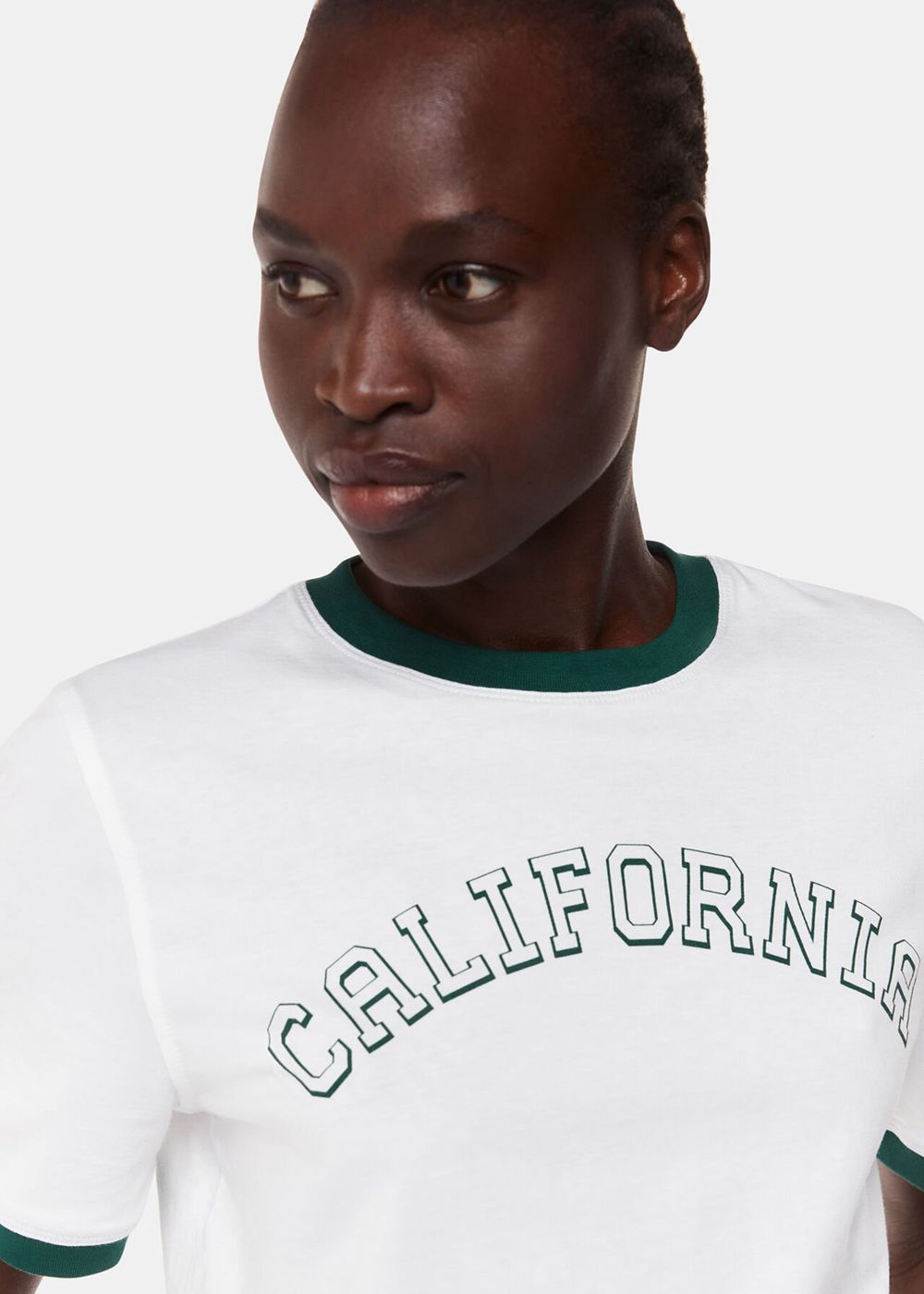 Whistles California Logo T-Shirt White / Multicolor | US-94786ZPYQ