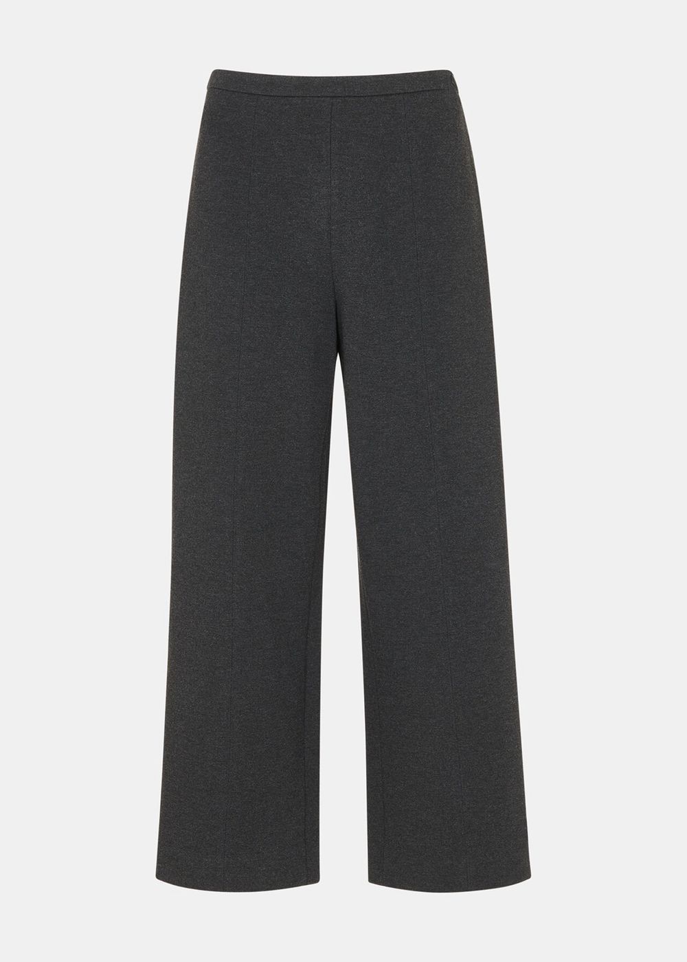 Whistles Camilla Wide Leg Pants Grey | US-39802KYZC