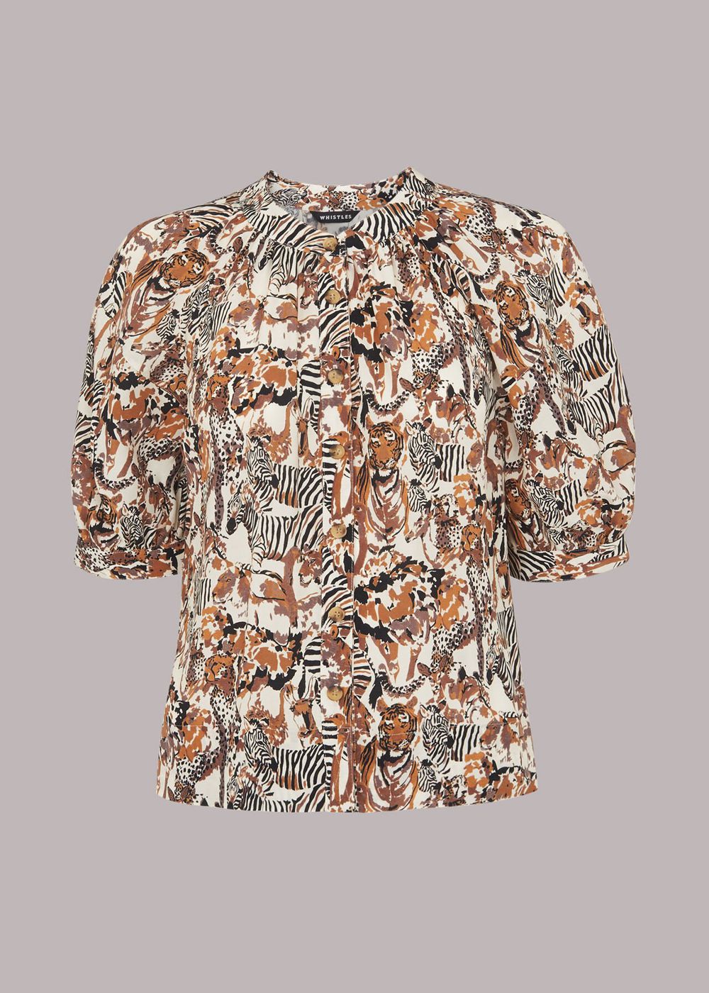 Whistles Camo Safari Casual Shirts Multicolor | US-48309UNGH