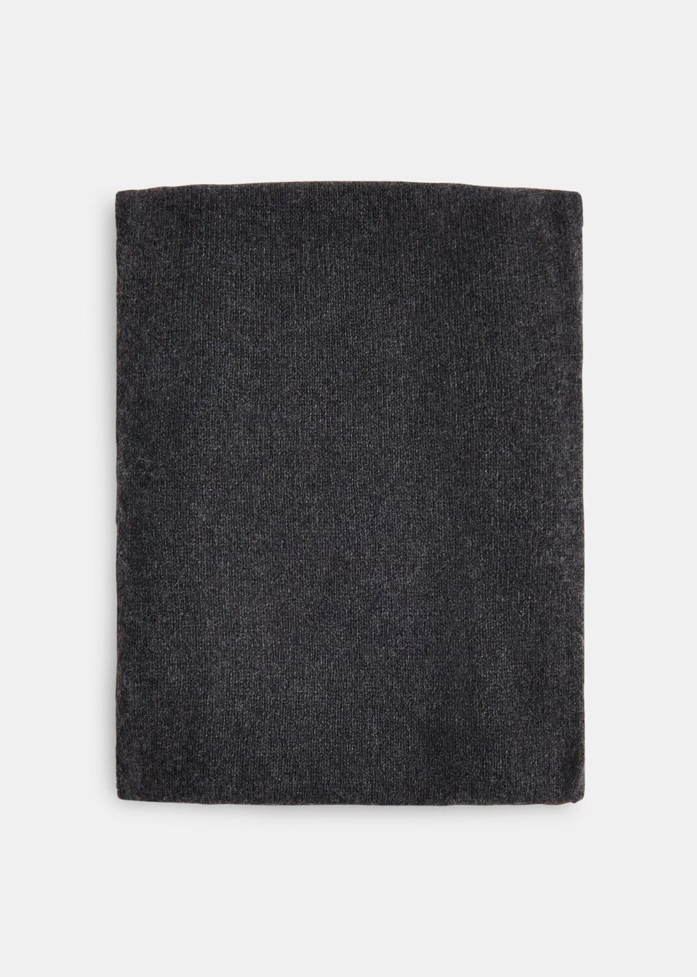 Whistles Cashmere Wool Blend Scarf Dark Grey | US-51982HPVU