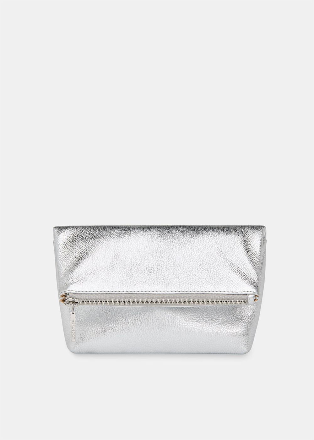 Whistles Cecilia Makeup Bag Silver | US-69824EWCQ