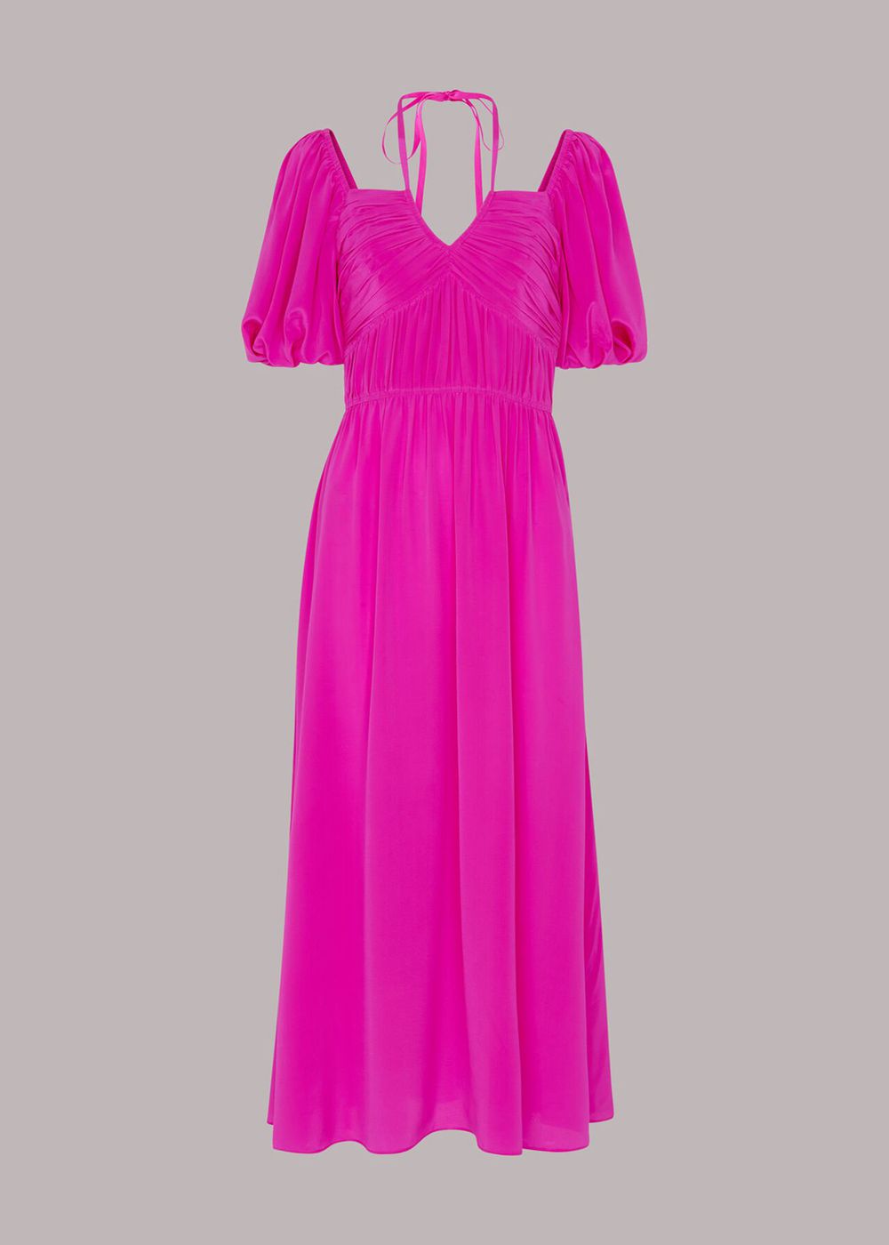 Whistles Cecille Dress Pink | US-32915JOKC