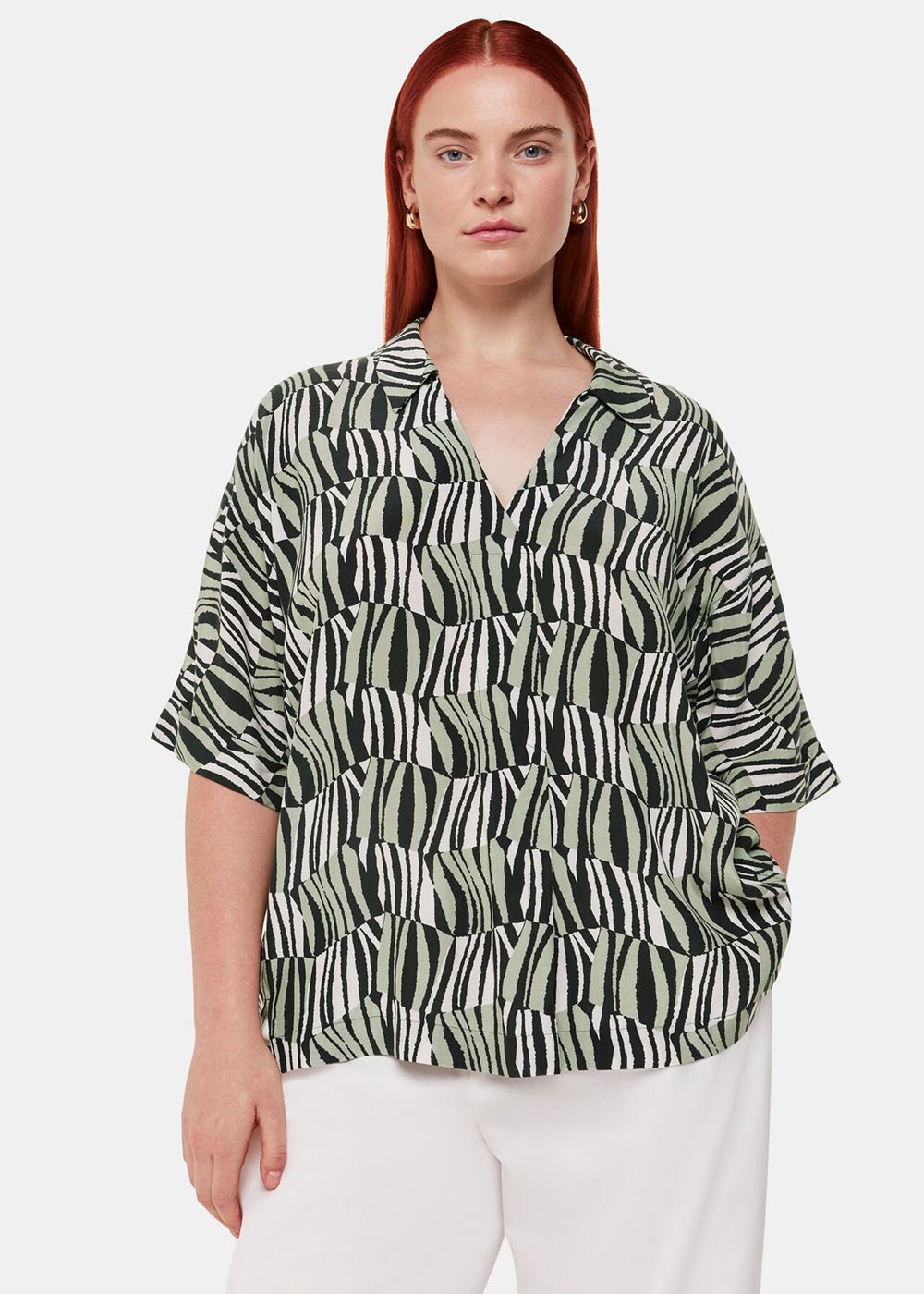 Whistles Checkerboard Tiger Boxy Shirts Multicolor | US-30652ILWS