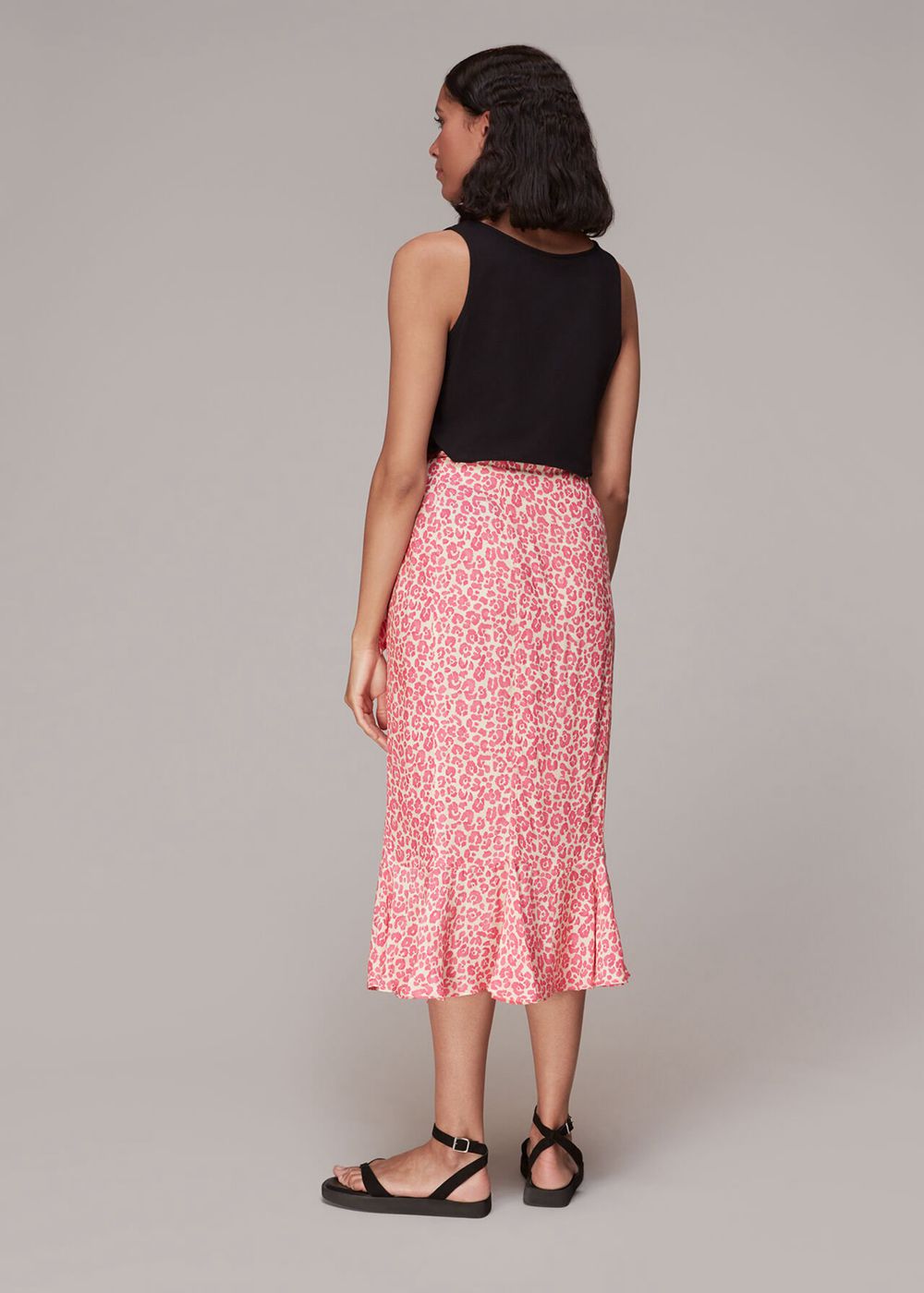 Whistles Cheetah Print Wrap Skirts Pink / Multicolor | US-85716PGST