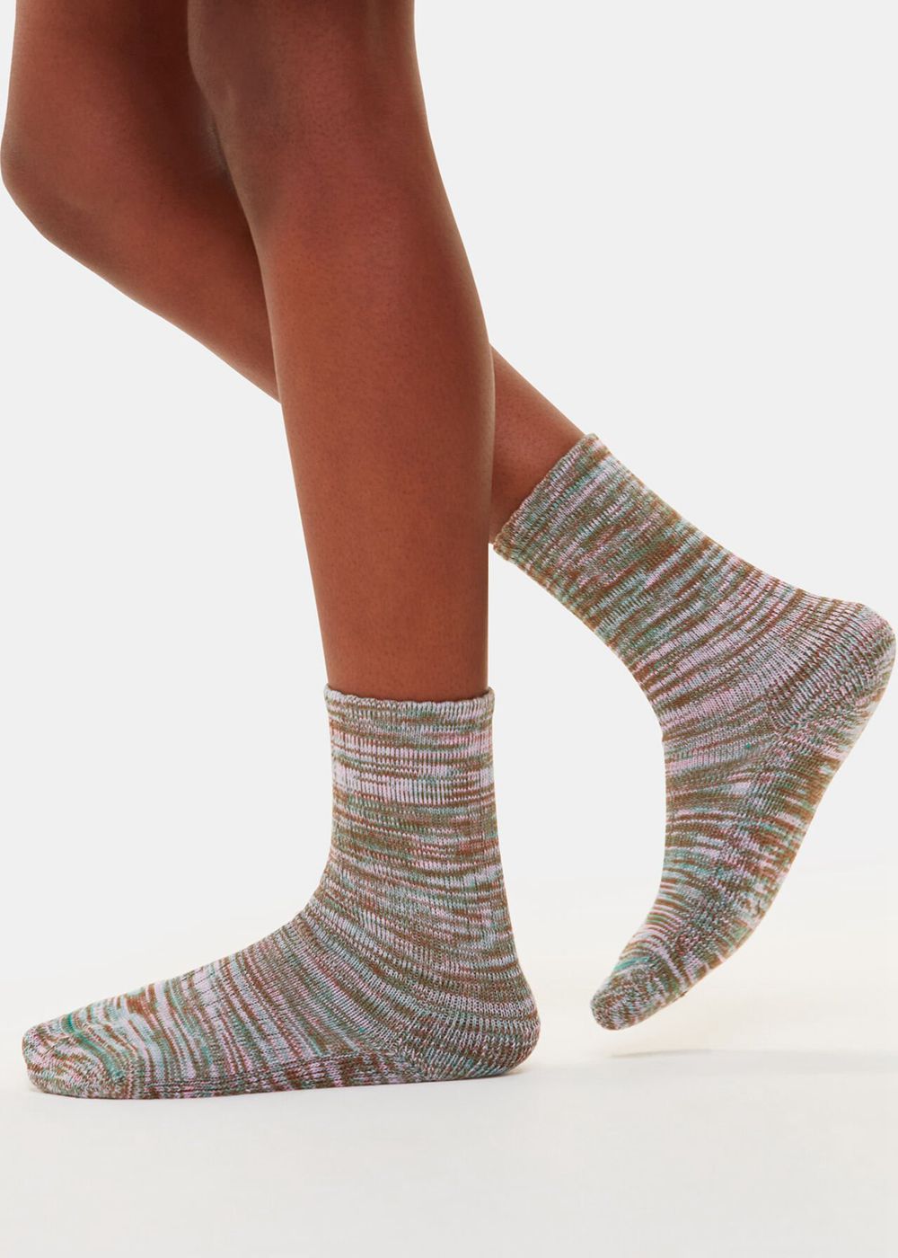 Whistles Chunky Marl Socks Brown / Multicolor | US-94817VDCJ