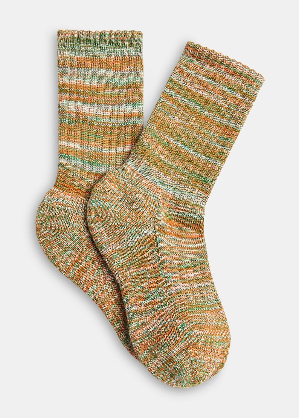 Whistles Chunky Marl Socks Green / Multicolor | US-17649UWVL