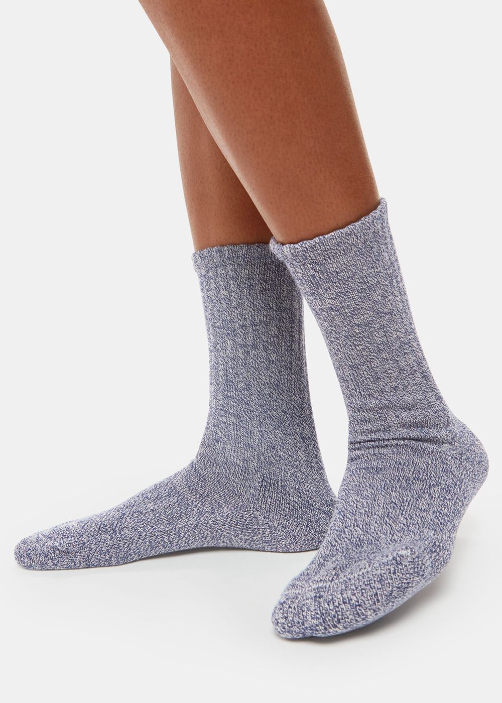 Whistles Chunky Marl Socks Navy | US-04352OXRT