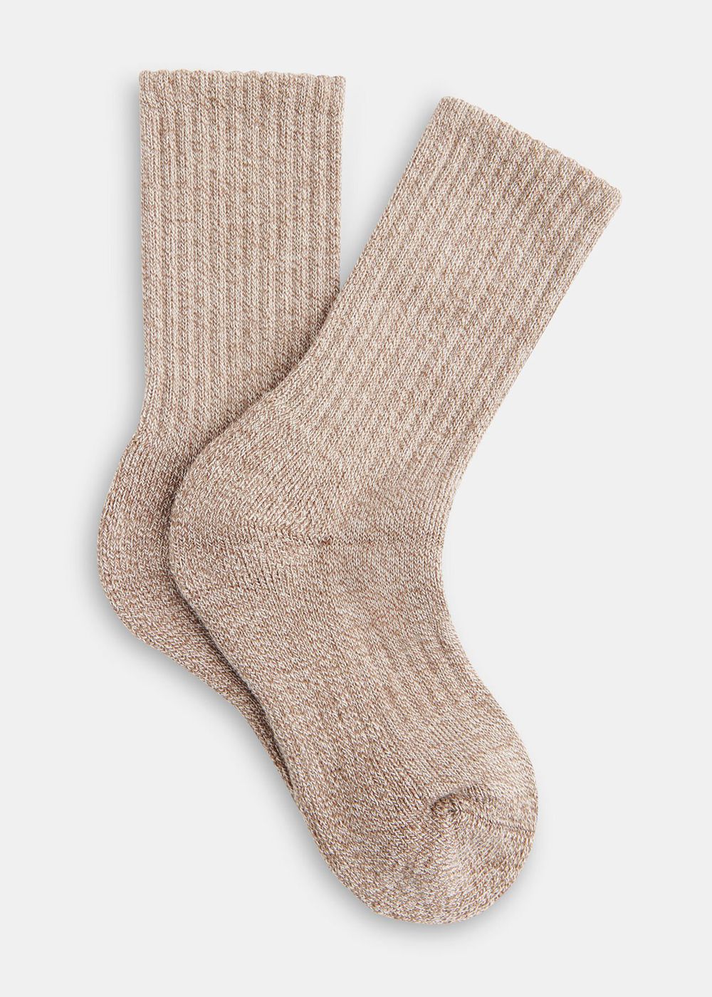 Whistles Chunky Marl Socks Neutral | US-27368BJMY