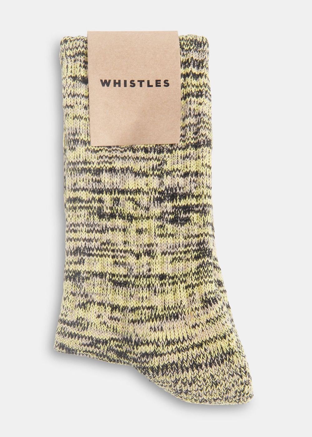 Whistles Chunky Marl Socks Yellow | US-53172AUFH