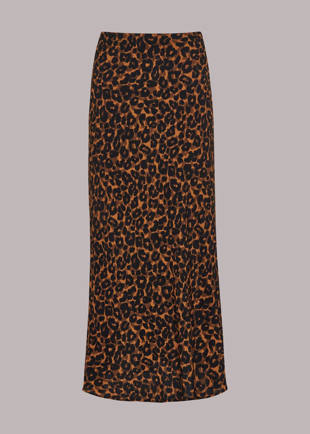 Whistles Classic Leopard Bias Cut Skirts Leopard | US-04952AGVW