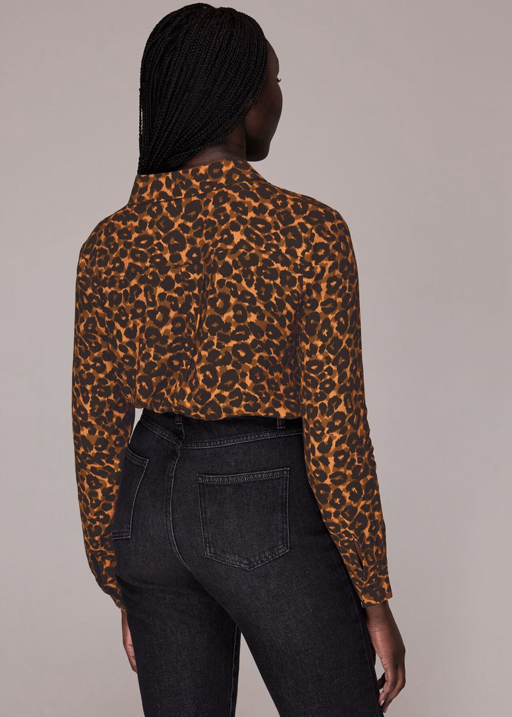 Whistles Classic Leopard Print Shirts Leopard | US-45620XVUN