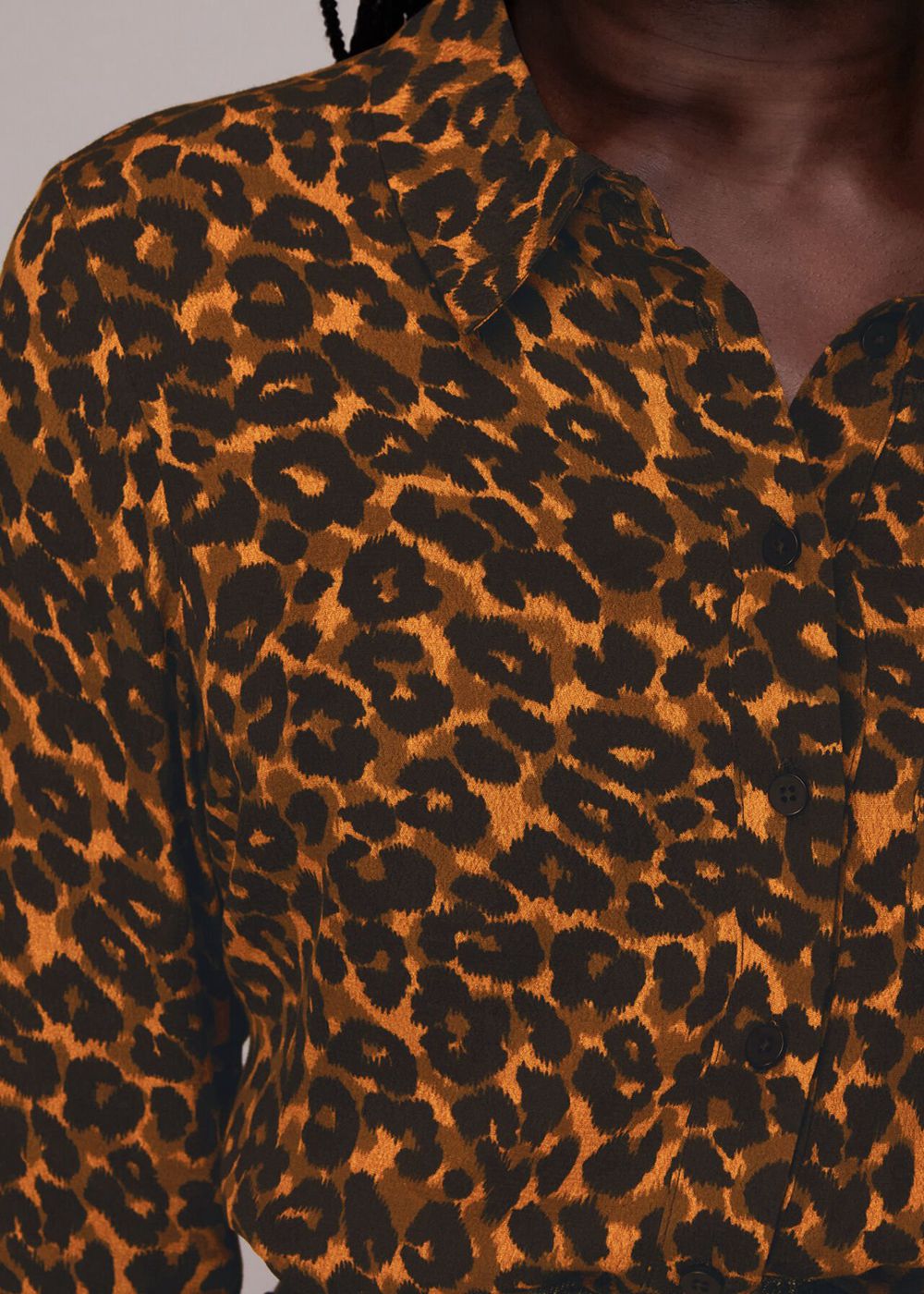 Whistles Classic Leopard Print Shirts Leopard | US-45620XVUN