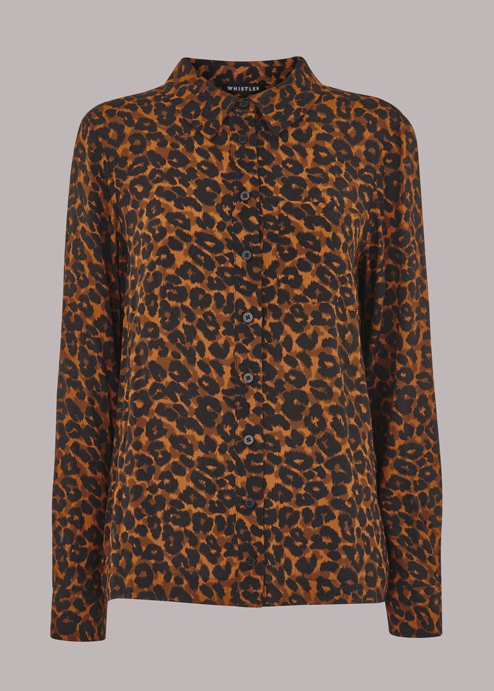 Whistles Classic Leopard Print Shirts Leopard | US-45620XVUN