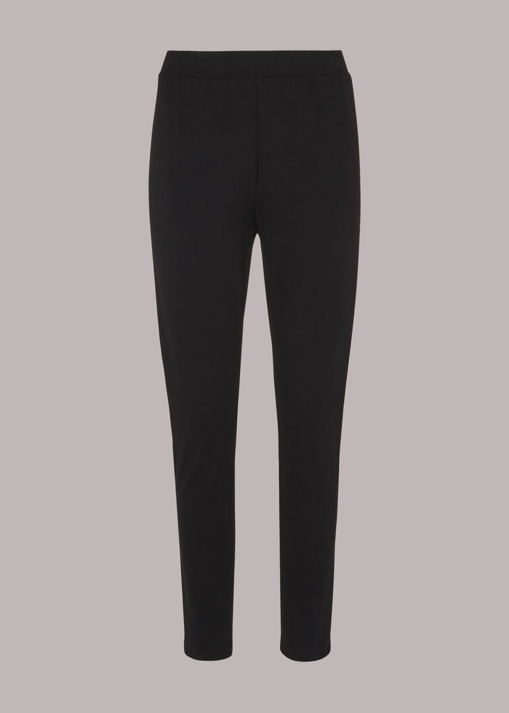 Whistles Classic Slim Ponte Pants Black | US-20394WRTE