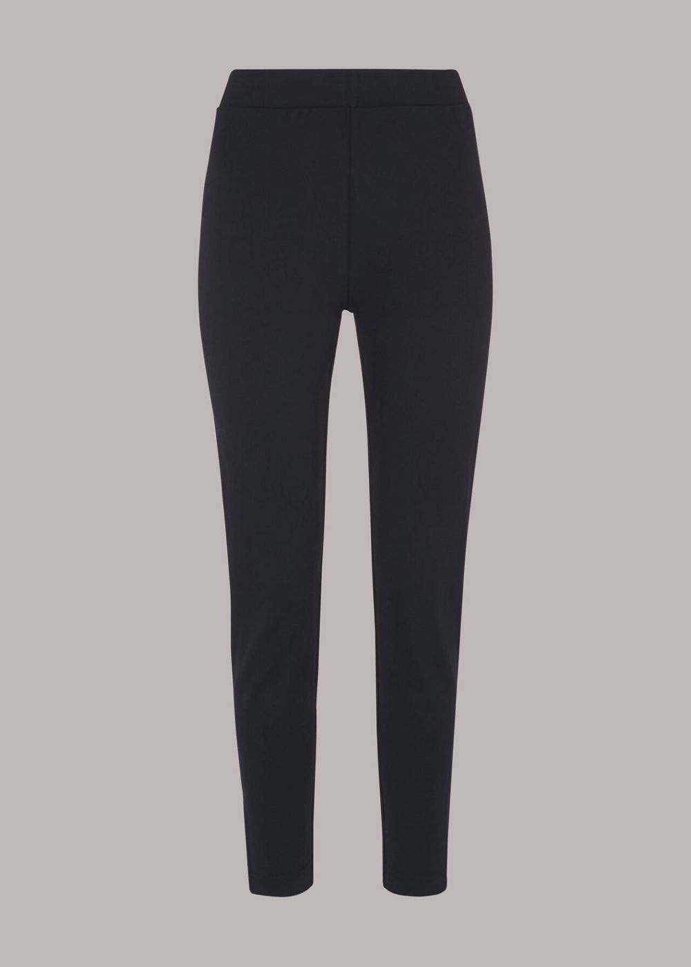 Whistles Classic Slim Ponte Pants Navy | US-87691CAGH