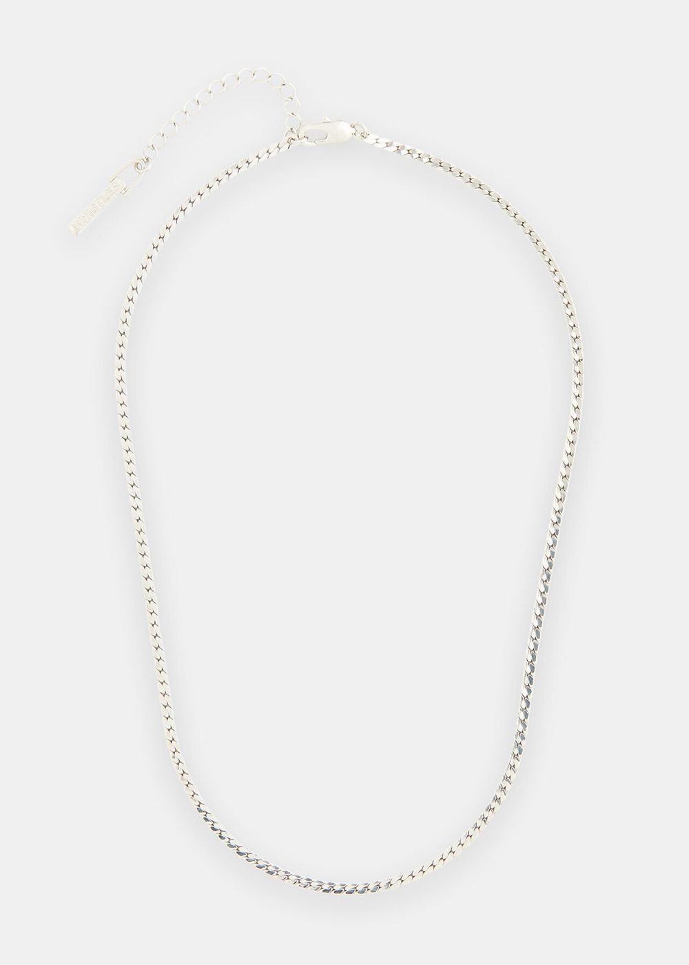 Whistles Classic Snake Chain Necklace Silver | US-89763ZGRW