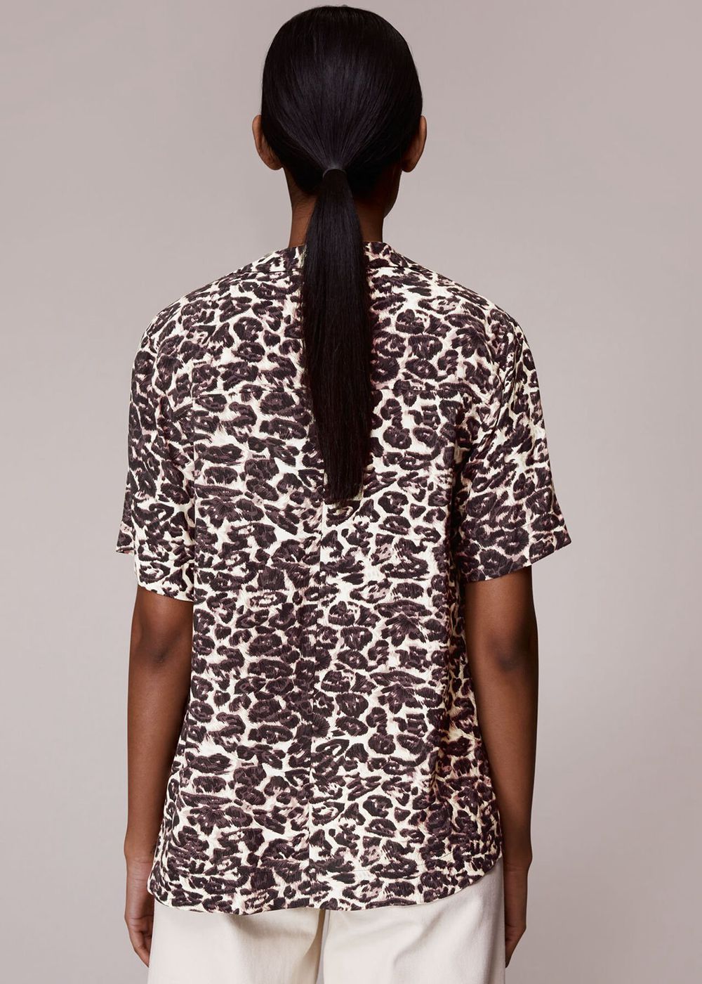 Whistles Clouded Leopard Print Shirts Multicolor | US-18025PUCX