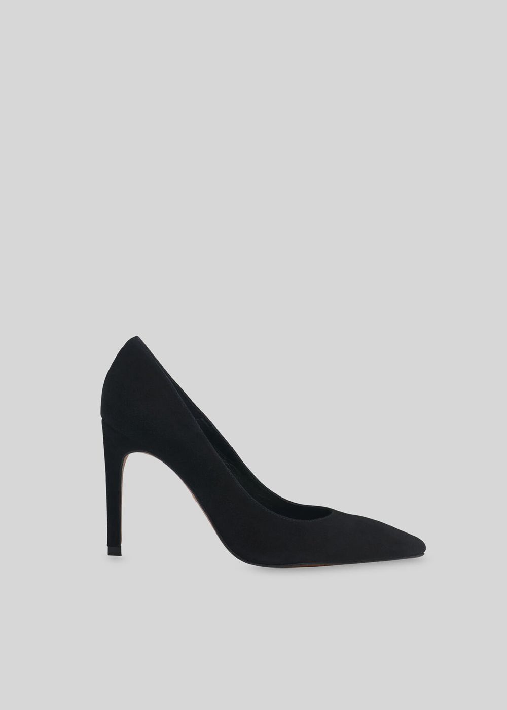 Whistles Cornel Suede Point Heels Black | US-09578ORCY