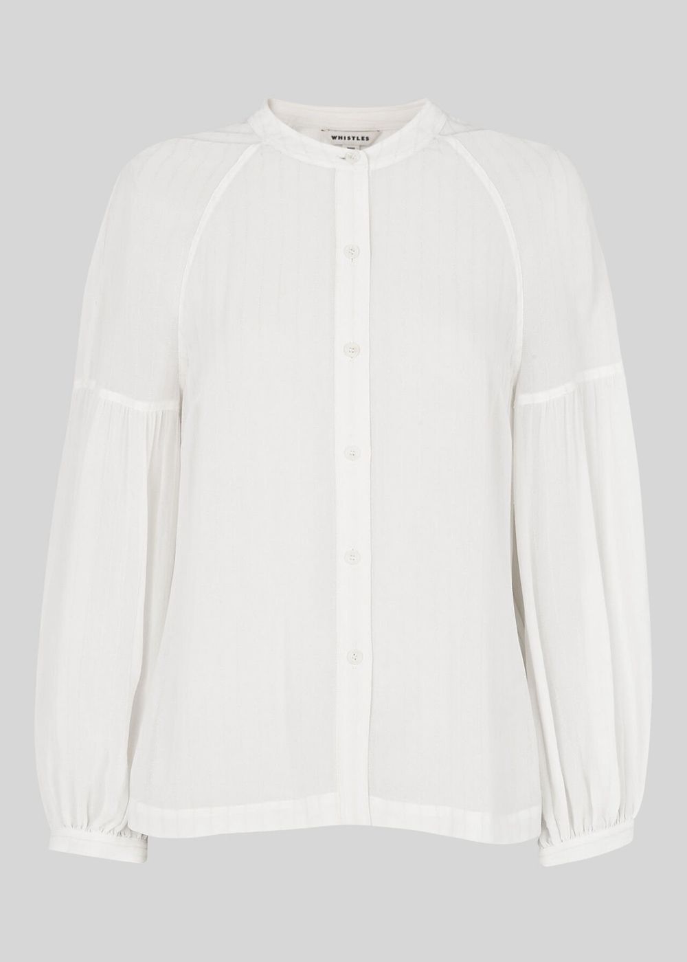 Whistles Cristen Stripe Blouse White / Multicolor | US-91752XMZI