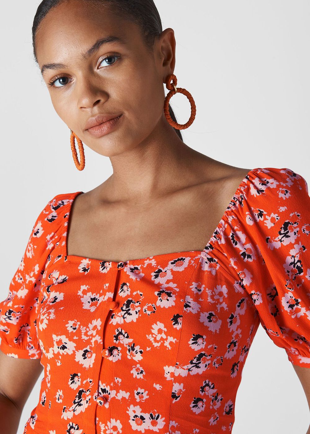 Whistles Digital Daisy Print Bella Top Multicolor | US-75143ZOTA