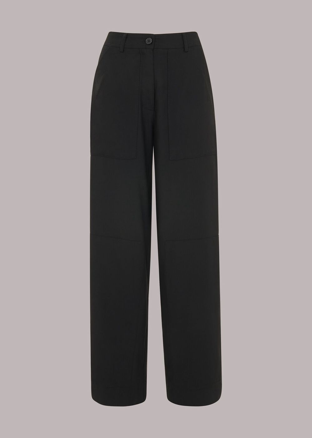 Whistles Dorit Tencel Pants Black | US-07591GRJZ