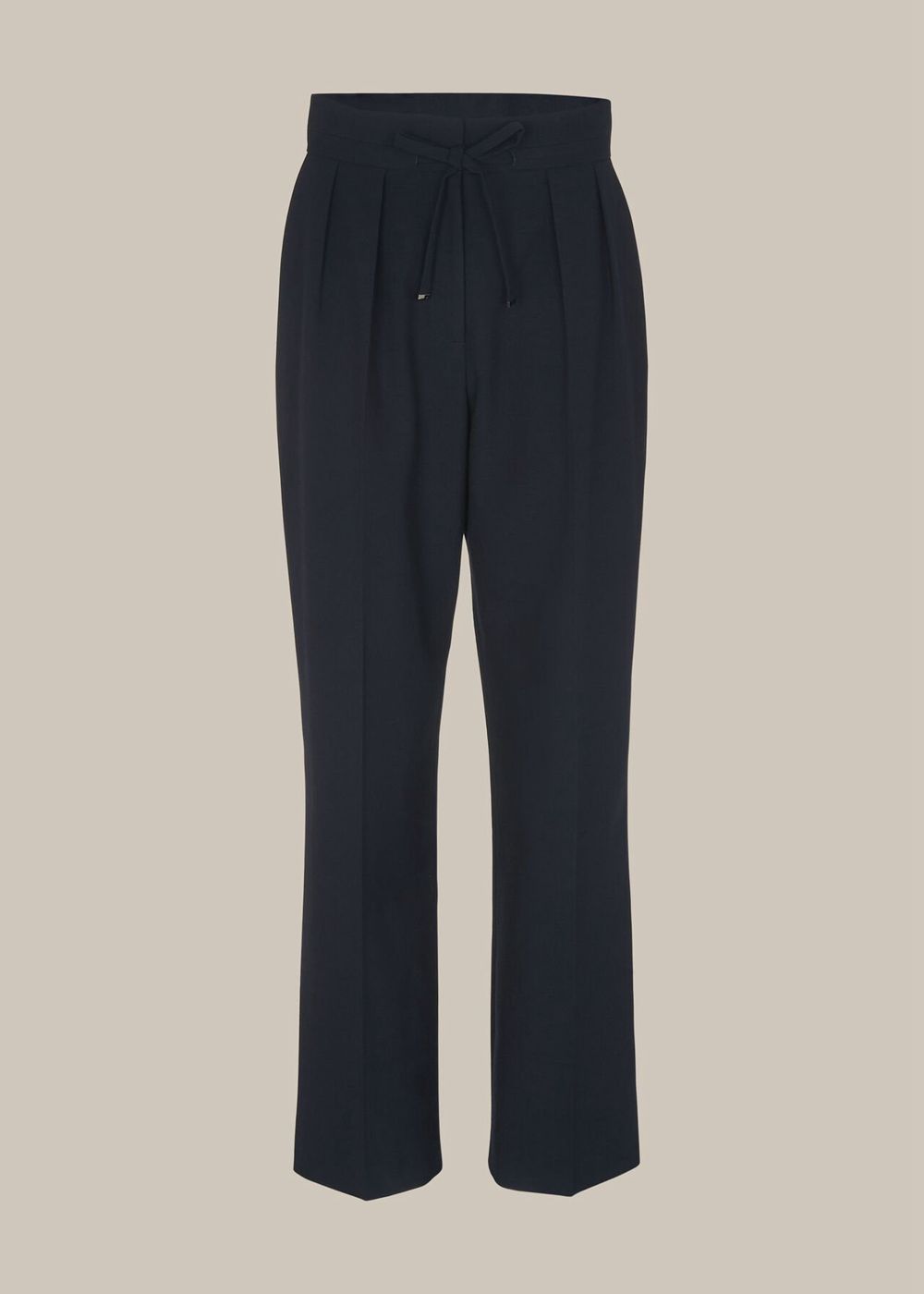 Whistles Drawstring Tapered Pants Navy | US-70923GHAE