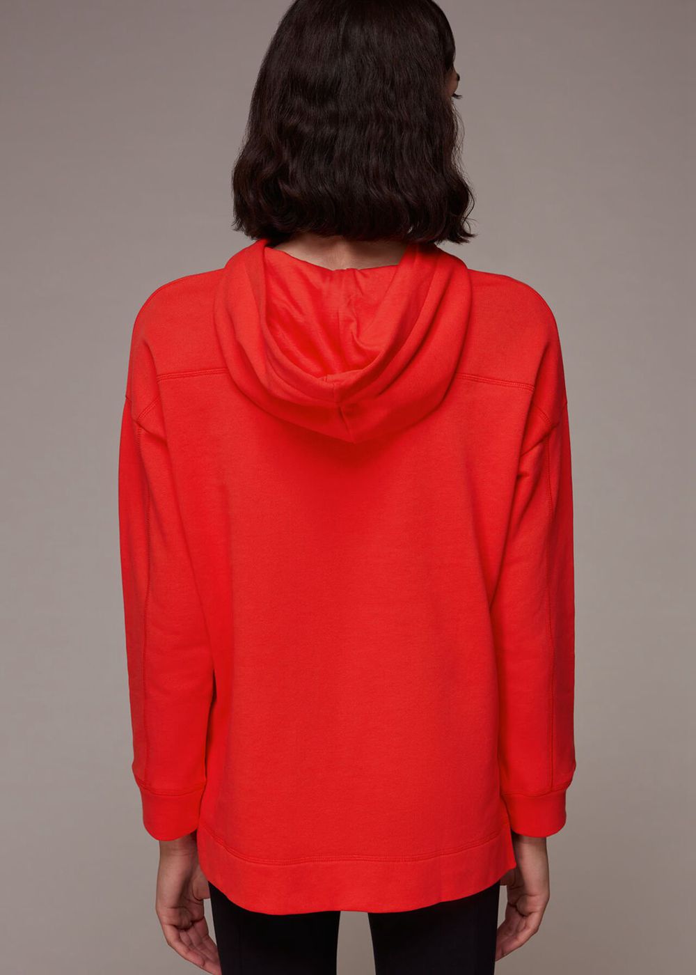 Whistles Easy Basic Hoodie Red | US-19072NLEW