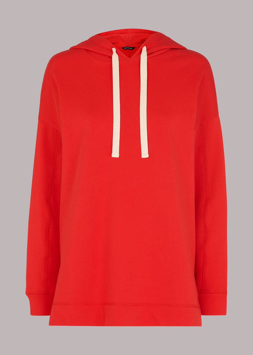 Whistles Easy Basic Hoodie Red | US-19072NLEW