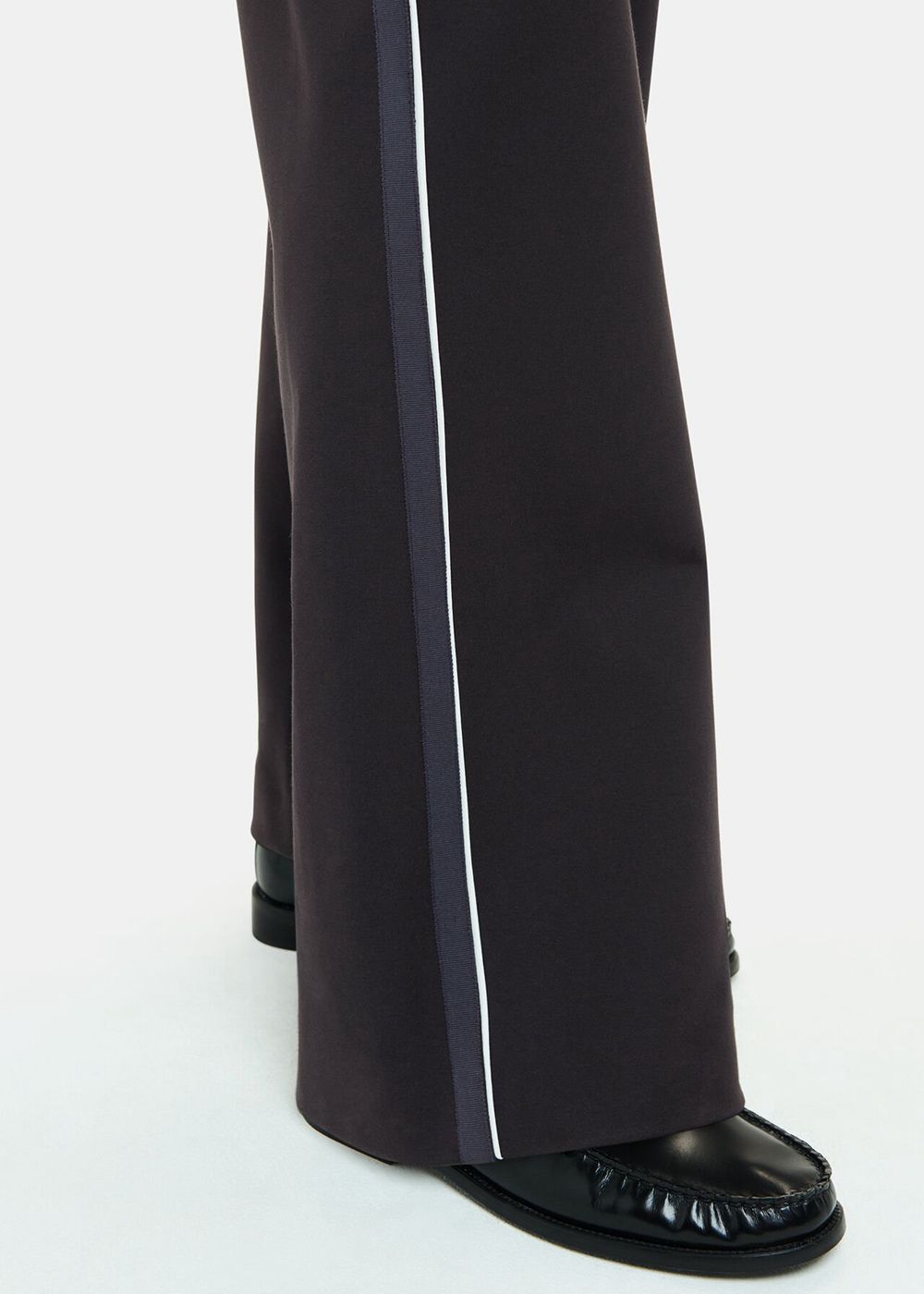 Whistles Edie Side Stripe Ponte Pants Black / Multicolor | US-14986NFDG