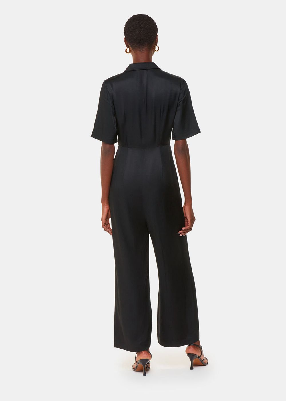 Whistles Edina Jumpsuit Black | US-21069SVMT