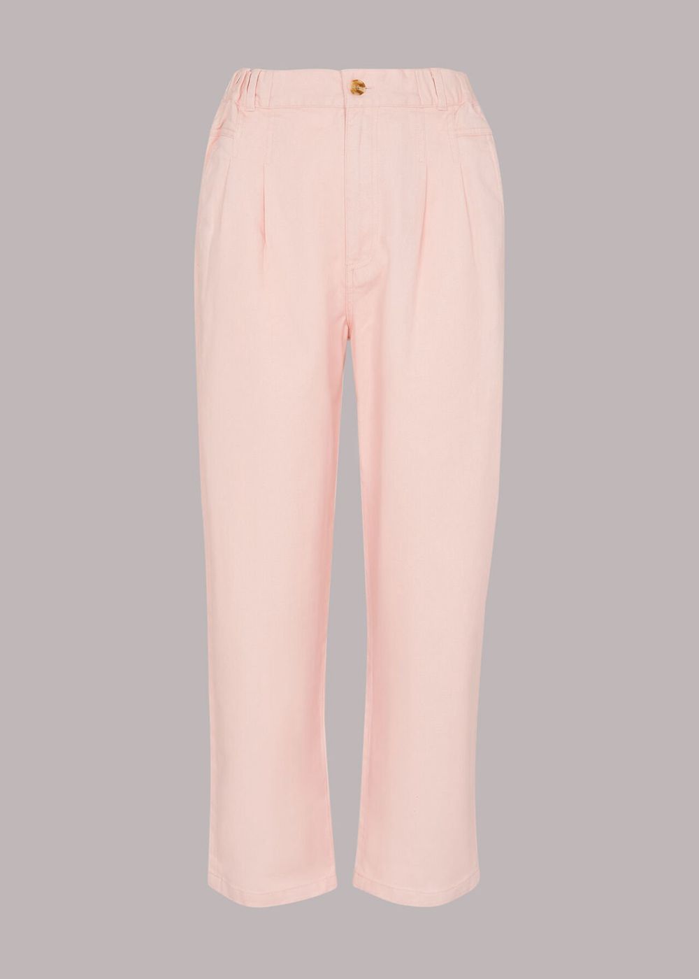 Whistles Elasticated Waist Pants Pink | US-47519HMYF