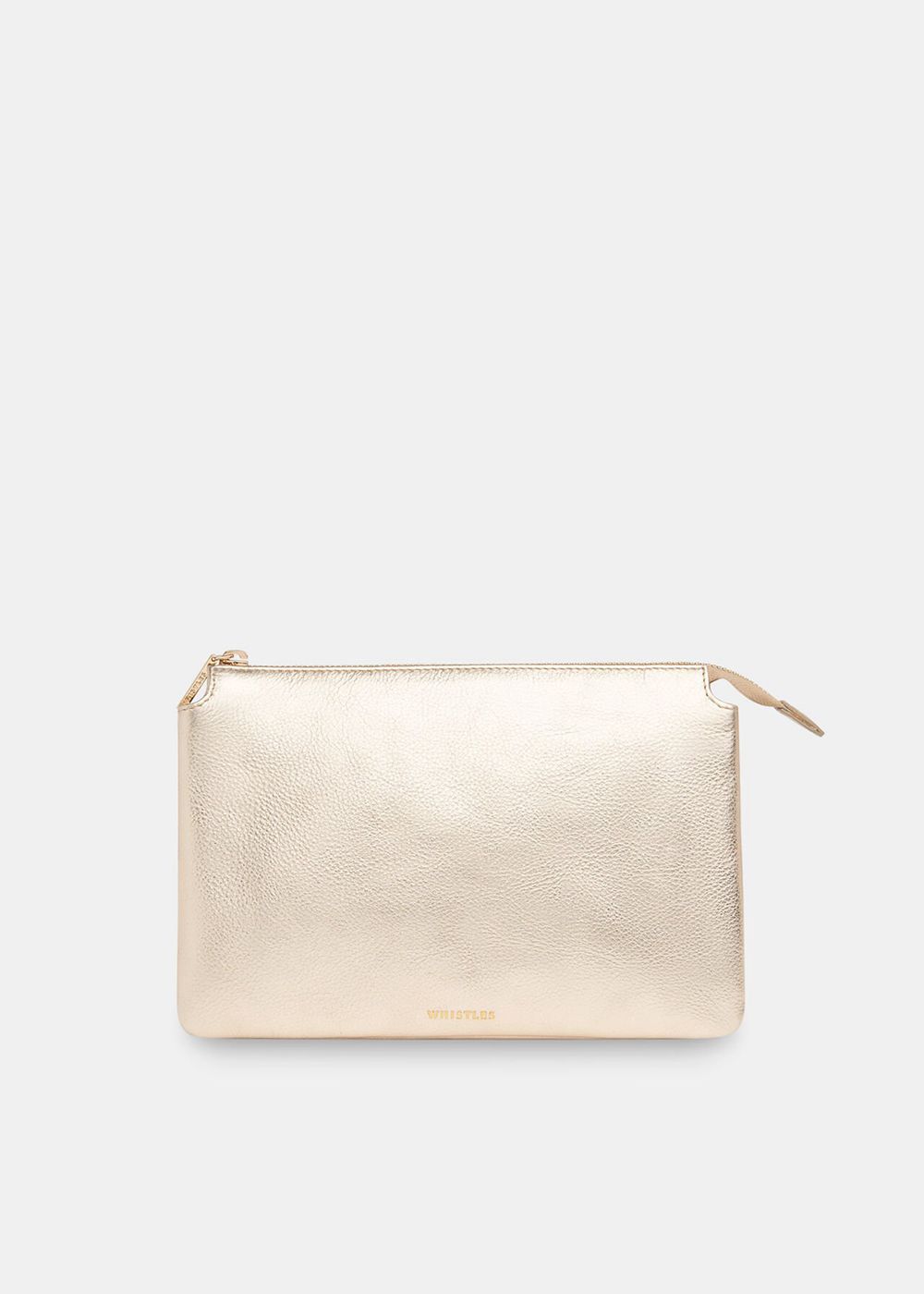 Whistles Elita Double Pouch Clutch Bags Gold / Multicolor | US-61547WMXO