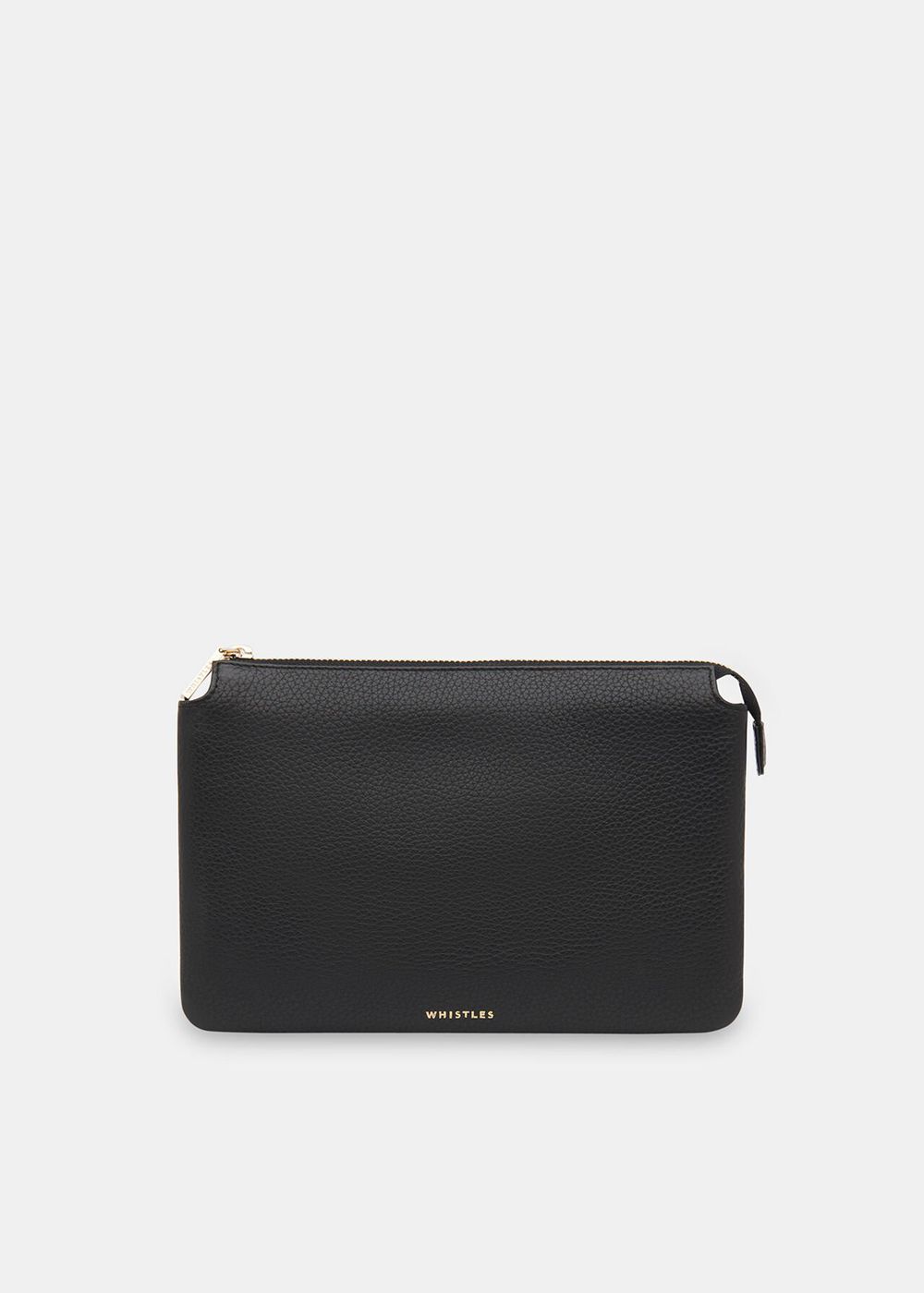 Whistles Elita Double Pouch Clutch Bags Black | US-20871TDAS