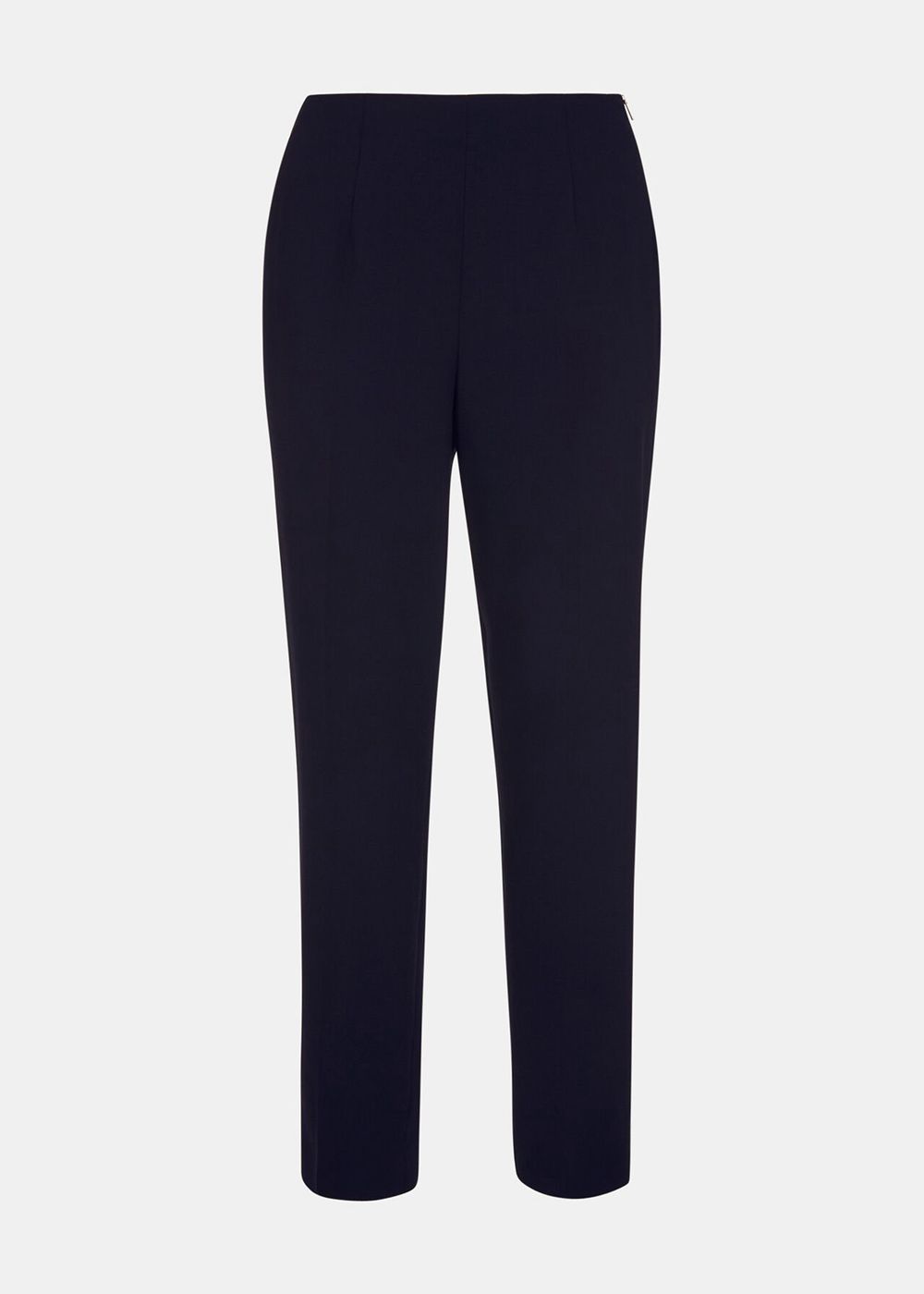 Whistles Ella Essential Pants Navy | US-27564CBNG