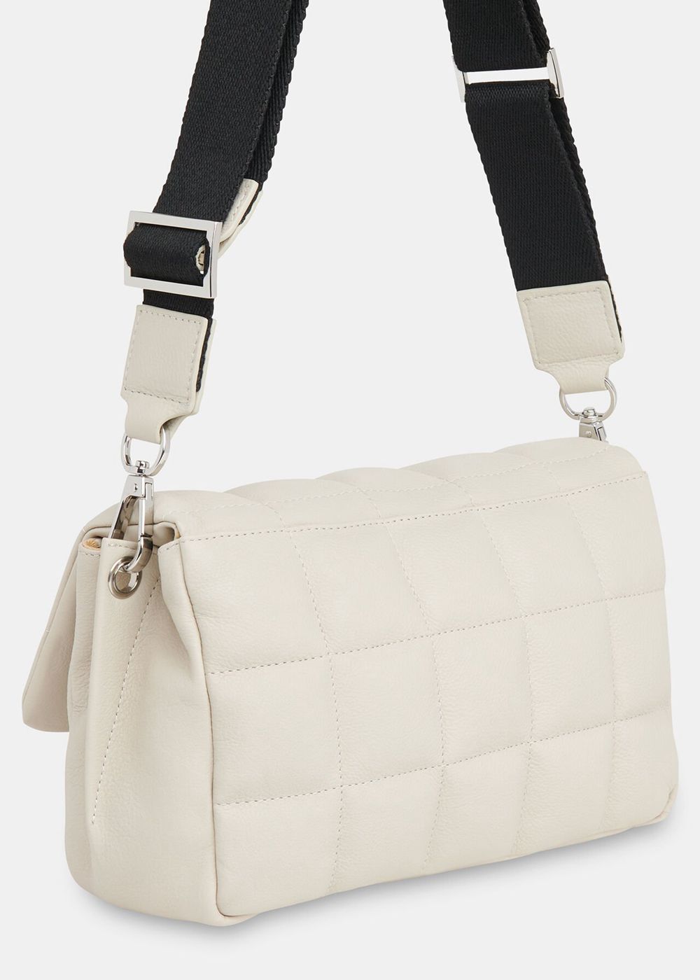 Whistles Ellis Quilted Crossbody Bag Grey | US-98034LVBJ