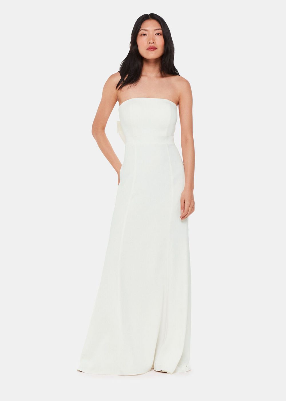 Whistles Ellis Strapless Wedding Dress White / Multicolor | US-79352AOZQ