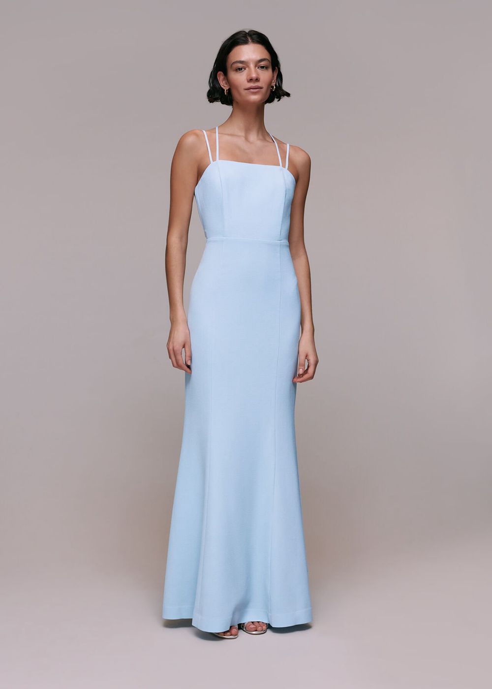 Whistles Emily Maxi Dress Blue | US-20851OPKL