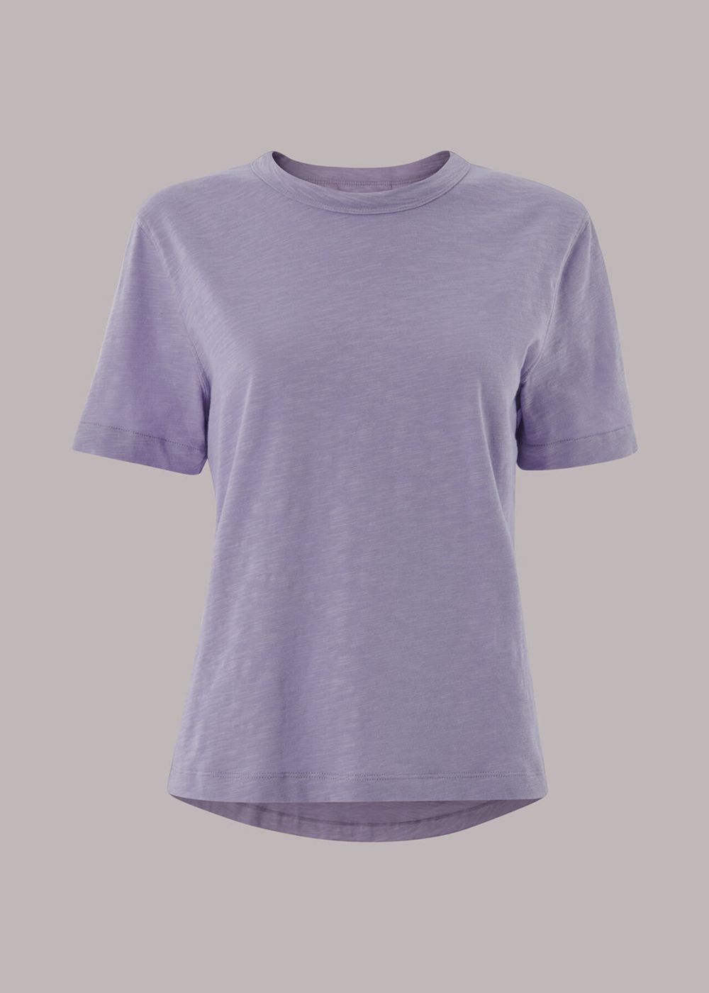 Whistles Emily Ultimate T-Shirt Purple | US-57632XWCM