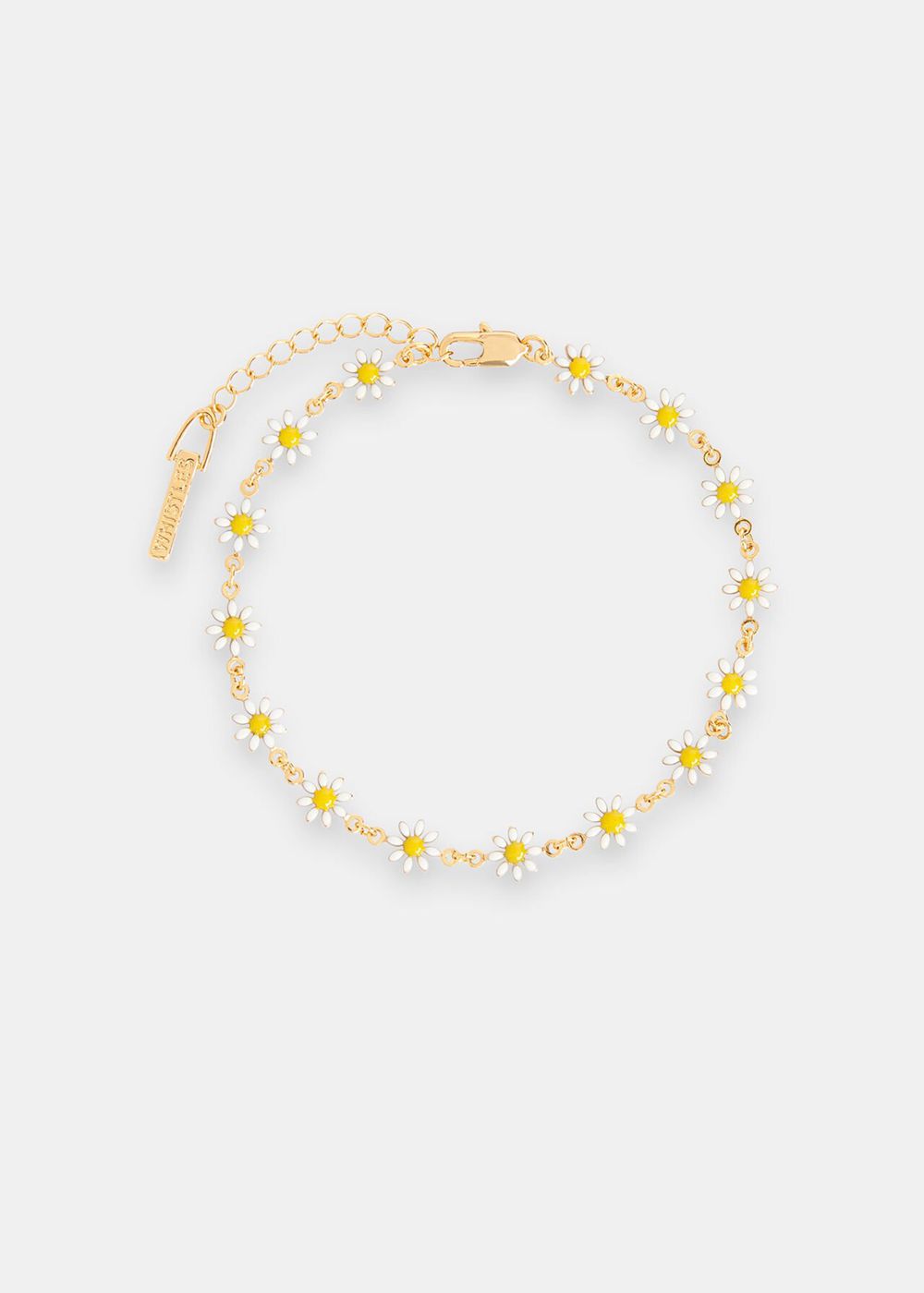 Whistles Enamel Daisy Chain Anklet Multicolor | US-28497YJAS