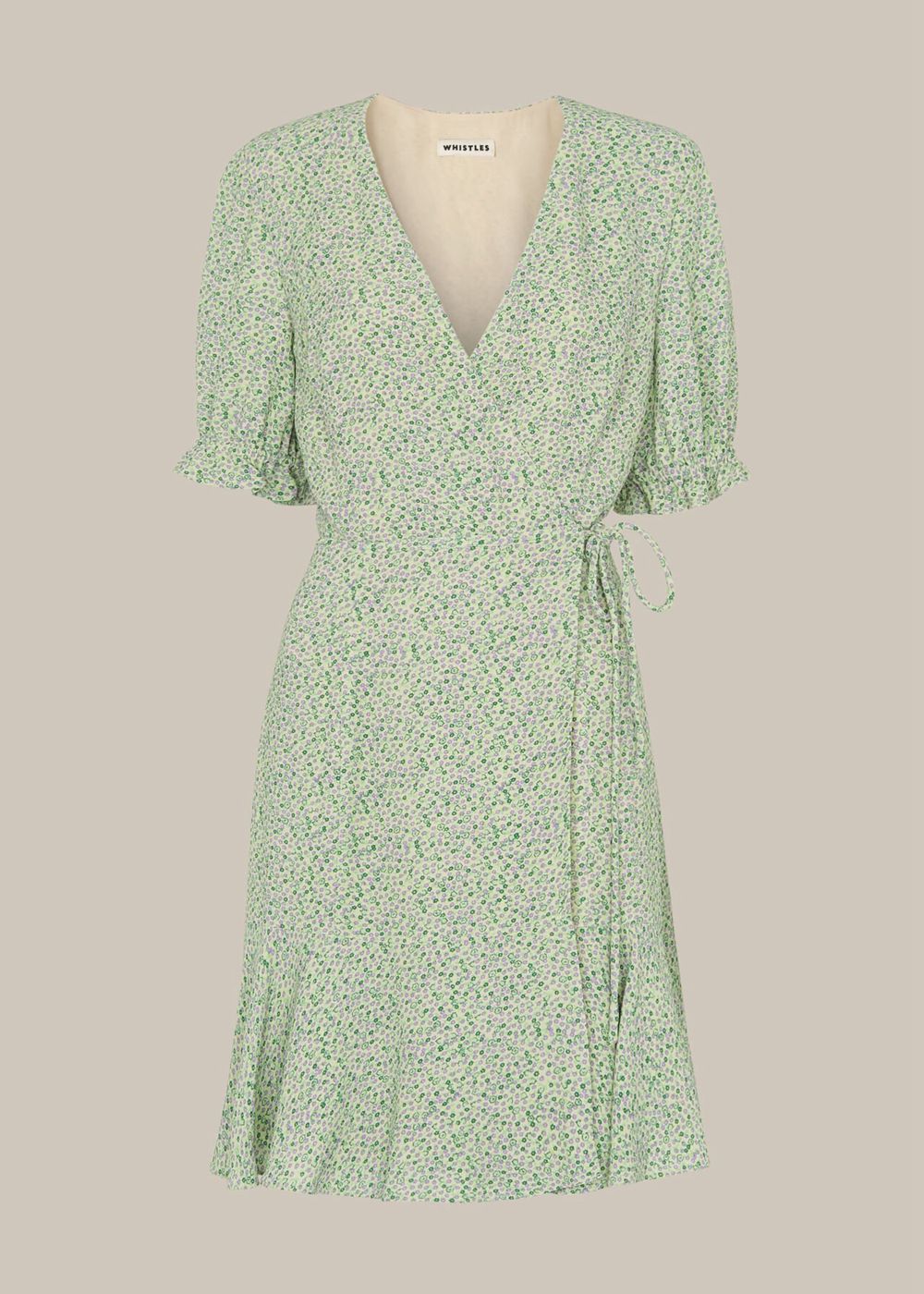 Whistles English Garden Wrap Dress Green / Multicolor | US-05942LCYE