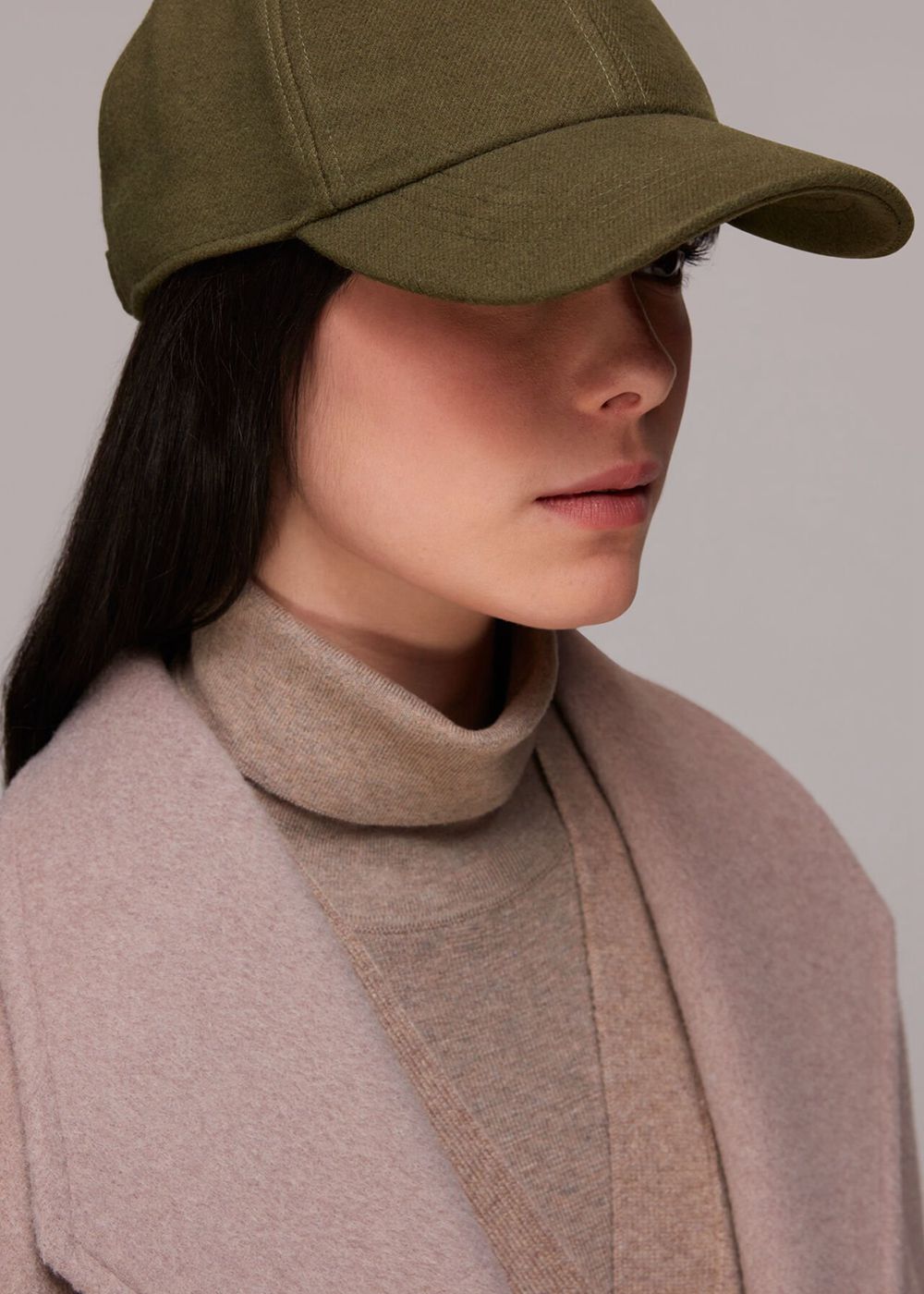 Whistles Felt Cap Khaki | US-92154QXWO