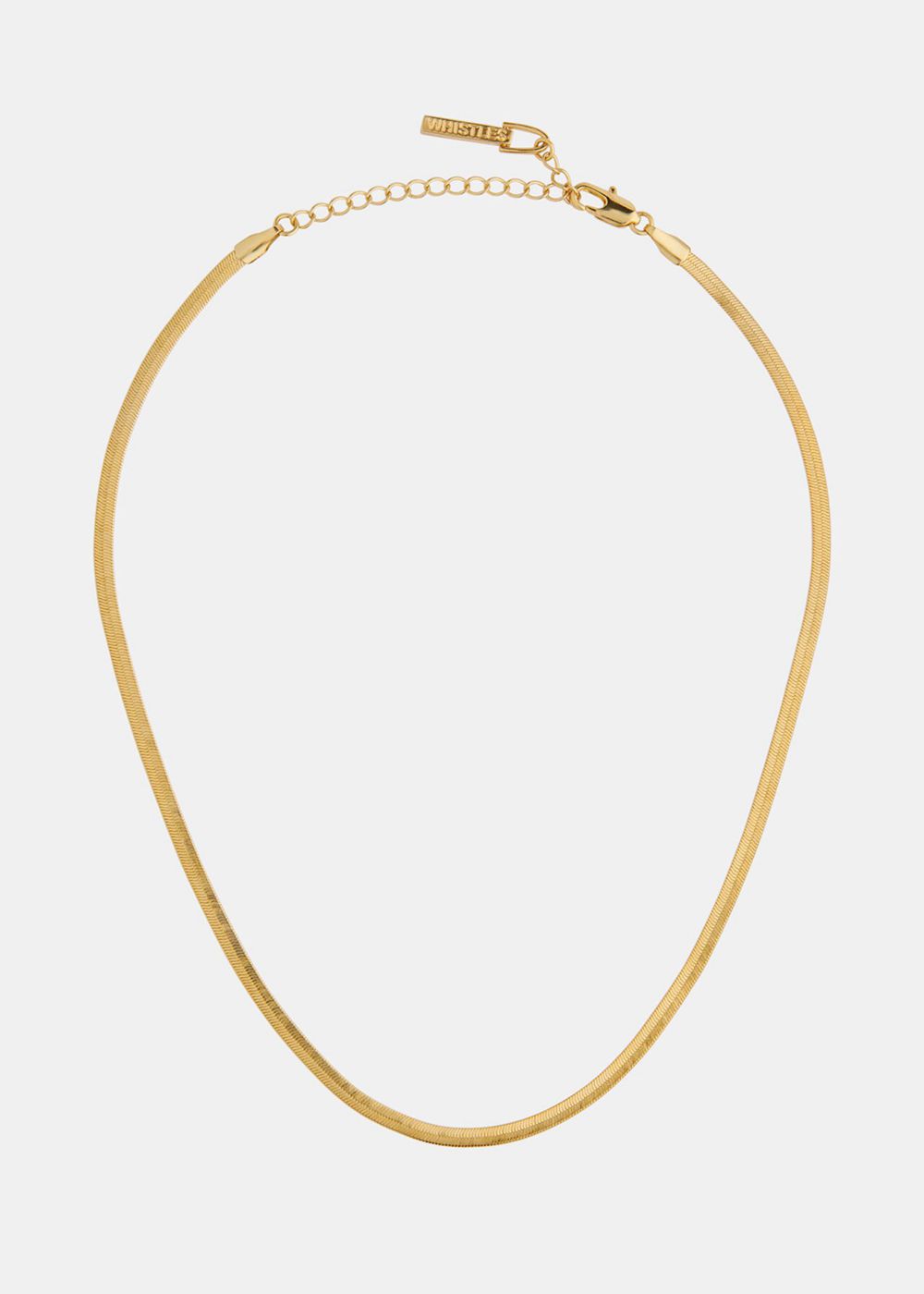 Whistles Flat Snake Chain Necklace Gold / Multicolor | US-90862NOKR