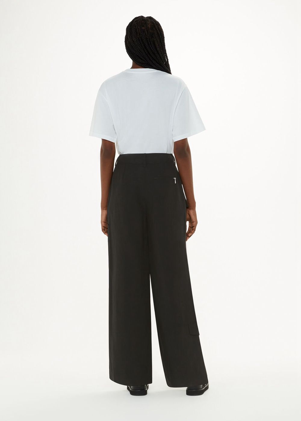 Whistles Flora Pocket Detail Pants Black | US-17263NKXF