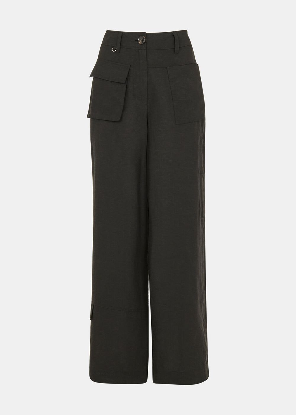 Whistles Flora Pocket Detail Pants Black | US-17263NKXF