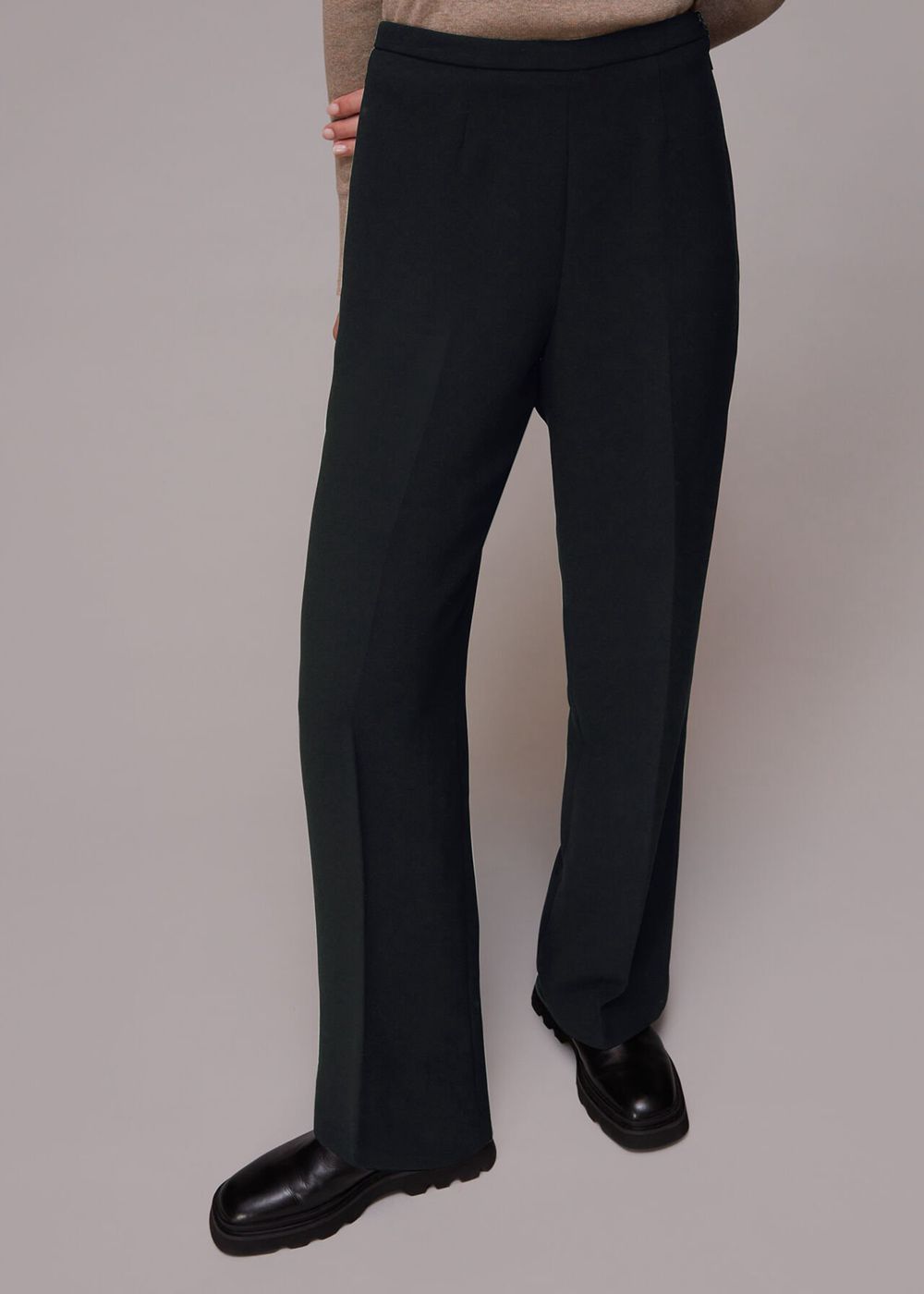 Whistles Full Length Anna Pants Black | US-79083ULRD