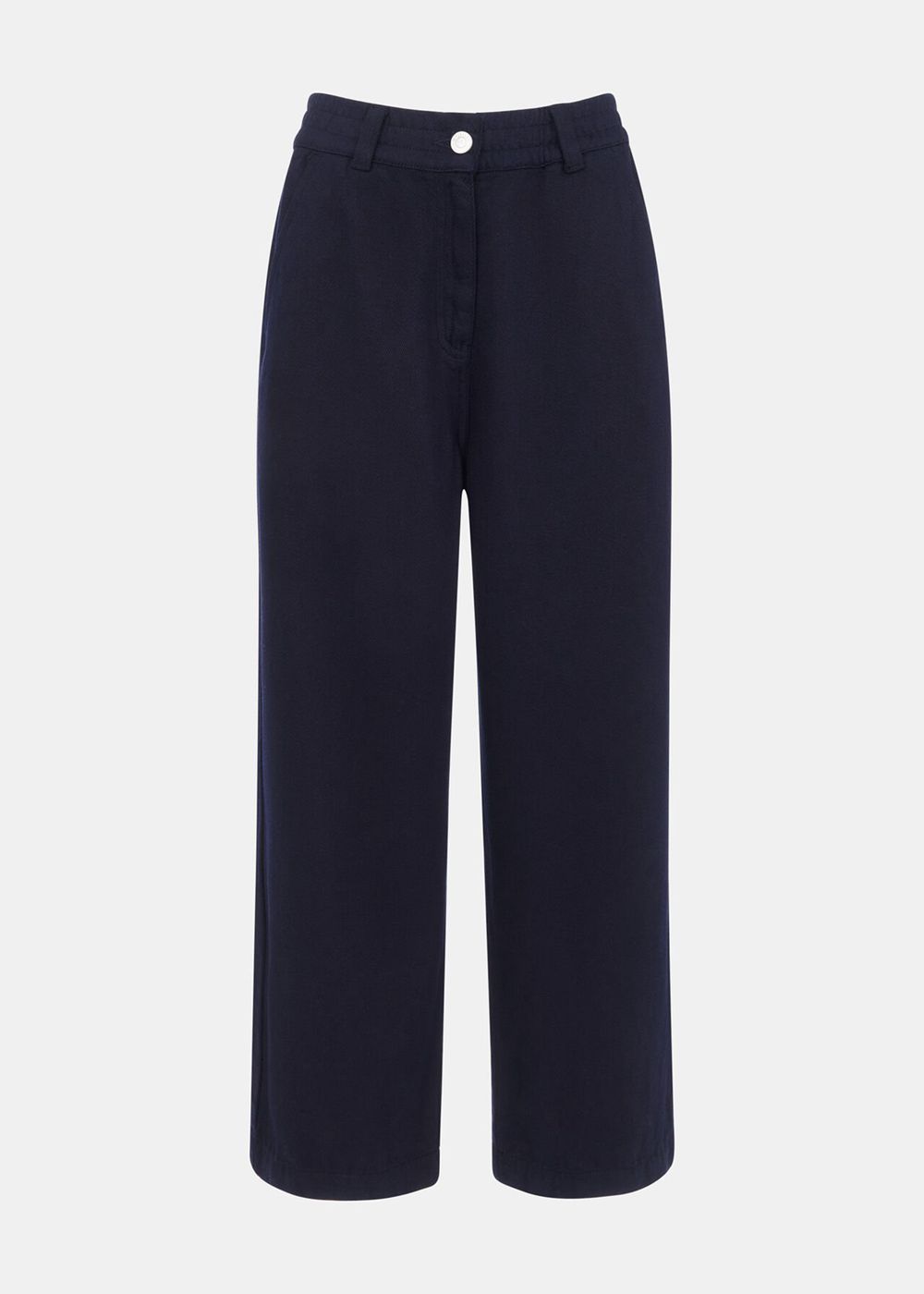 Whistles Georgia Casual Pants Navy | US-16298DOGH