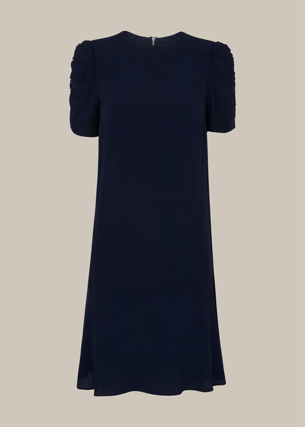 Whistles Georgina Zip Dress Navy | US-91804OUYD