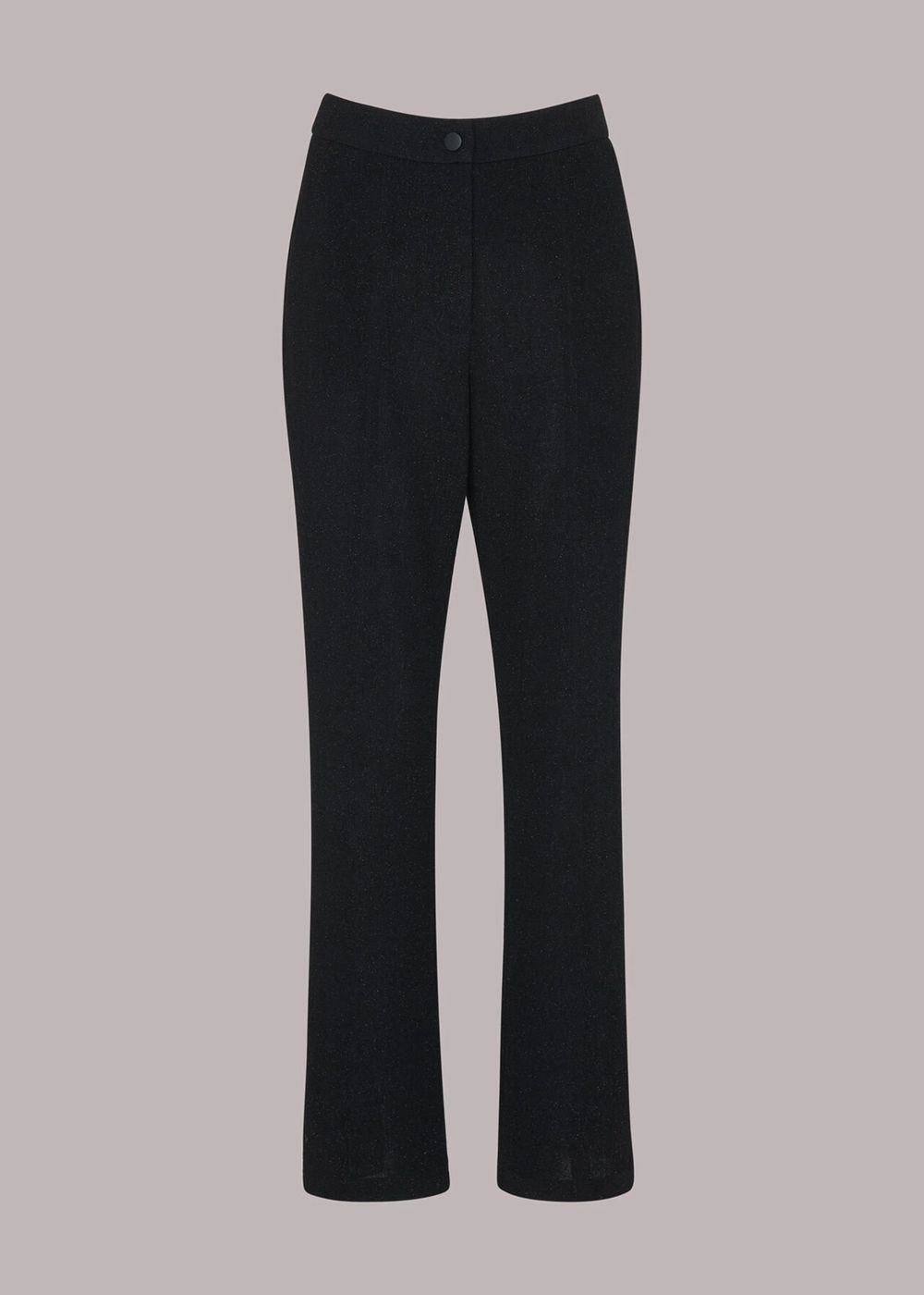 Whistles Gillian Sparkle Pants Black | US-57460PANX